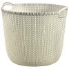 Košík Curver® KNIT 30L, krémový, 40x39x33 cm
