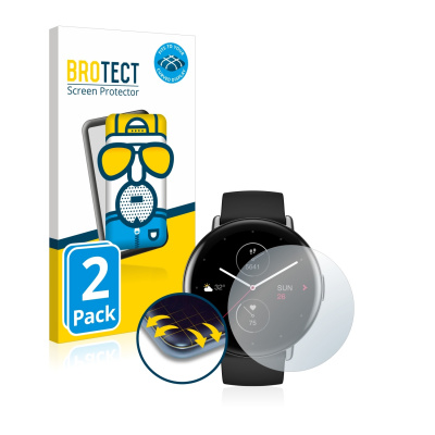 2x BROTECT Flex Full-Cover matná ochranná fólie pro Huami Amazfit Zepp E Circle (2x BROTECT Flex Full-Cover matná ochranná fólie pro Huami Amazfit Zepp E Circle)