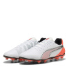 Puma Mens PUMA King Match 5 Firm Ground Football Boots White/Red 9 (43)
