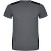 Detroit Unisex športové tričko s krátkym rukávom, sivá Ebony - čierna, 2XL