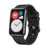 Silikónový remienok FIXED pre Huawei Watch FIT, čierny
