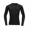 Devold Wool Mesh 190 Shirt Man caviar S; Černá triko