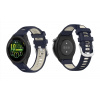AC mobile RUN Silikónový dvoufarebný Opasok na hodinky Garmin Barva: Modrá-béžová, Velikost: 22 mm