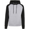 Build Your Brand Pánska mikina BB005 Heather Grey 4XL