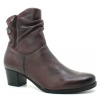 CAPRICE 9-25347-29 bordeaux soft, dámské polokozačky vel.5