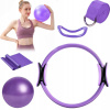 5 KS SADA PRÍSLUŠENSTVA NA JOGU A PILATES (LOPTA/KRUH/PÁS) formovanie postavy
