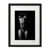 Atelier - Petr Vydra Umelecká fotografia Akty - Čipka na tele (čierny rám), Velikost a varianta fotografií Bílý rám 30 x 40 cm ( pasparta 21x 30 cm )