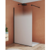 RONAL WALK-IN EASY BLACK STR4P 140cm pevná sprchová stena samostatná alebo do kombinácie, profil čierny, sklo brume, STR4P1400681