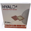 HYALO4 Adhesive Foam Border krytie na rany, silikónové, penové (PU) s okrajmi, adhezíve, 15x15 cm, 1x10 ks