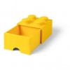 LEGO® úložný box s šuplíkem 25 x 25 x 18 cm žlutá