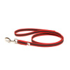 Julius K9 Color & Grey Supergrip Leash With Handle Red - výcvikové vodítko s rukoväťou, červené, protišmykové - 100cm/20mm