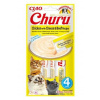 Inaba Churu cat snack kura, syr a hovädzie príchuťou 4 x 14 g