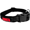 KONG Nylon Collar Black - obojok pre psa s reflexným prešívaním, čierny - XL