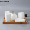 Dávkovač mydla - 6 kusov biely porcelánový keramický doplnok (Dávkovač mydla - 6 kusov biely porcelánový keramický doplnok)