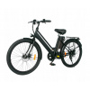 Elektrický mestský bicykel 350W 80km 26 palcov pre ženy (Elektrobicykel ONESPORT BK8 36V E-BIKE čierny)