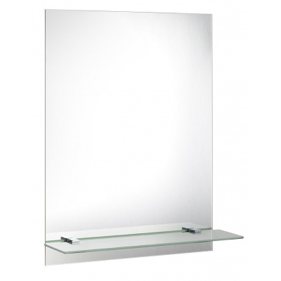 AQUALINE Zrkadlo 60x80cm, vrátane závesov, s otvormi pre policu 22430