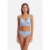 ADIDAS ORIGINALS Adidas Originals 2x2 Rib High-Waist Brief Heather Blue 14 (L)