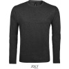 SOL'S | Imperial LSL Men, Pánske tričko s dl. rukávom, sivá ch. mel., 3XL