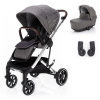 ZOPA Set kočík Quest+ korba+ adaptéry, Tornado Grey/Silver