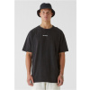LY ACID WASHED TEE - BUTTERFLY V.3 - black S