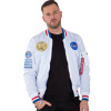 Alpha Industries obojstranná bunda pánska MA-1 NASA VOYAGER REVERSIBLE white Veľkosť: M, Farba: biela
