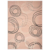 Alfa Carpets Kusový koberec Kruhy powder pink 190 × 280 cm