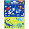 Šablóny na kreslenie Starpak 505501 dinosaury / vesmír 2 kusy