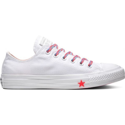 Converse CHUCK TAYLOR ALL STAR biela,ružová Dámske nízke tenisky 38