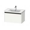 Duravit Ketho.2 Umývadlová skrinka, 44x78x46 cm, 1 zásuvka, matná biela K25083018180000