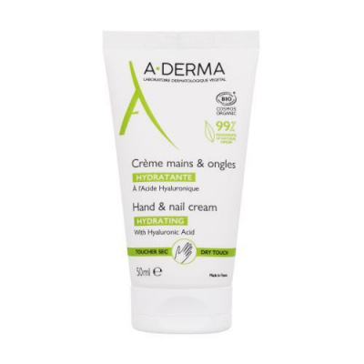 A-Derma Les Indispensables Hand & Nail Cream hydratačný krém na ruky a nechty 50 ml unisex
