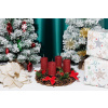 Sviečka MagicHome Vianoce, 4,8x8 cm, valcová, bal. 4 ks, červená, s glitrami, adventná
