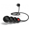 CONNECT IT Predlžovací kábel IT 230 V, 3 zásuvky, 1,5 m, s vypínačom (čierny)