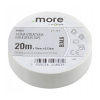 BERGE 20M IZOLAČNÁ PÁSKA 19x20 19MM BIELA PVC IZOLAČNÁ KÁBLOVÁ IZOLÁCIA 20 METROV