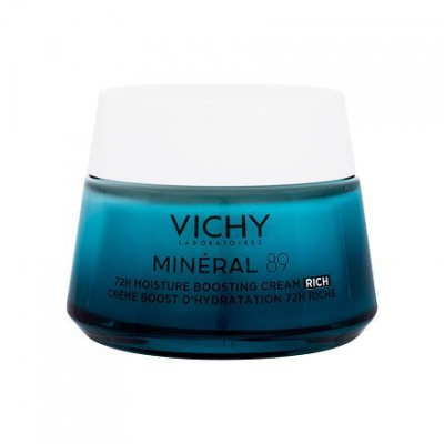 Vichy Minéral 89 72H Moisture Boosting Cream Rich 72h krém pro zvýšení hydratace pro suchou pleť 50 ml pro ženy