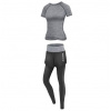 Runner Long 2W fitness set šedá veľkosť oblečenia S