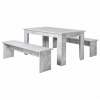 Top textil Jídelní sestava MUNCHEN 140 beton