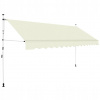 SHUMEE Markíza, krémová 350 cm