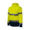 Reflexná pracovná bunda unisex RIMECK® HV Guard 4v1 5V2 fluorescenčná žltá veľ. 2XL