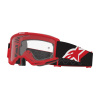 brýle VISION OTG, ALPINESTARS (červená/černá/bílá, čiré plexi) 2026 M150-1138