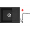 Set Sinks Linea 600 Granblack + Elka
