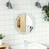 DKD HOME DECOR LED kúpeľňové zrkadlo 50 cm okrúhle