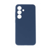 TopQ Zadný kryt Silicone Lite pre Samsung Galaxy S25 FE navy