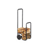 vozík prepravný 38x45x110cm zásobník na drevo 2v1 J.A.D. TOOLS 310140