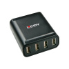 Predĺženie USB 2.0 cez TP do 60m, USB hub (4port), PoC (Power Over Cable)