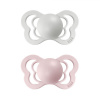 BIBS Couture Haze/Blossom ortodont. cumlík zo silikónu 2ks, veľkosť 2
