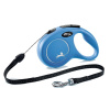 Flexi Classic samonavíjacie vodítko M lanko modré 8 m do 20 kg