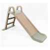 Šmykľavka s madlom 140 cm Aga4Kids - bežová/zelená 0140/01eco