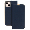 TopQ Puzdro Book s rámom pre Iphone 14 Plus navy