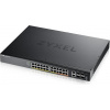 Zyxel XGS2220-30HP, L3 Access Switch, 400W PoE, 16xPoE+/10xPoE++, 24x1G RJ45 2x10mG RJ45, 4x10G SFP+ Uplink, incl. 1 yr XGS2220-30HP-EU0101F