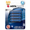 SOLIGHT Alkalické batérie AgfaPhoto Power LR03/AAA, blister 4ks